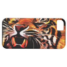 Fire Power Tiger iPhone 5 Case