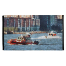 Fire Rescue Boat Hudson River iPad Folio Case
