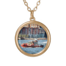 Fire Rescue Boat Hudson River Pendant