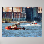 Fire Rescue Boat Hudson River Posters