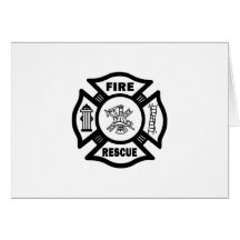 Fire Rescue Greeting Cards