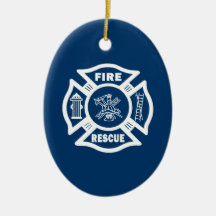 Fire Rescue Ornaments