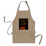 fire, SHOULDN'T THIS BE FIRE RETARDANT? Aprons