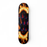 fire, skateboards