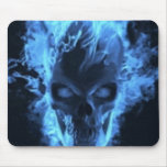 fire skull mousepads