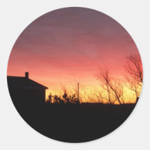 Fire Sky Sticker