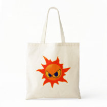 Fire Smiley Face Bag