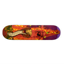 Fire Snake Woman Skateboards