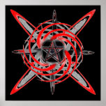 Fire Star Print