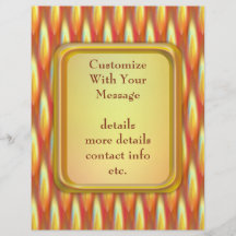 Fire Tones Webbing Custom Flyer