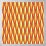 Fire Tones Webbing Print