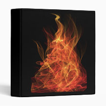 Fire Triangle 3 Ring Binders