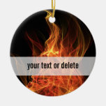 Fire Triangle Christmas Ornaments