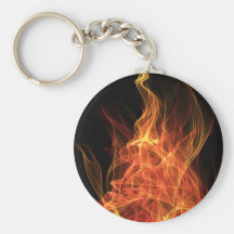 Fire Triangle Key Chain
