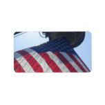 Fire Truck American Flag Aerial Tower