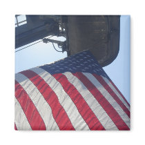 Fire Truck American Flag Aerial Tower