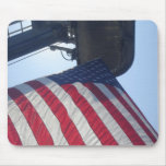 Fire Truck American Flag Aerial Tower