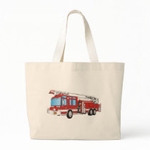 Fire Truck Tote Bag
