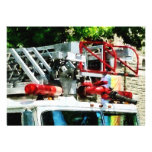 Fire Truck Ladder Custom Announcement