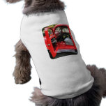 Fire Truck With Fireman's Uniform pet clothing