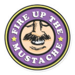 Fire up the Moustache Stickers!