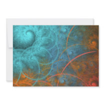 "Fire VS Ice" Fractal Art Custom Announcements