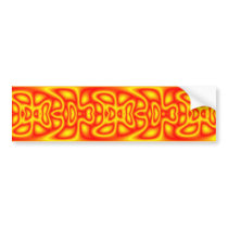 fire waterfall bumper sticker