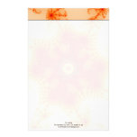 Fire Web - Fractal Art Custom Stationery