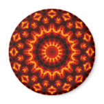 Fire Wheel Kaleidoscope Magnet