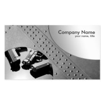 Firearms business card