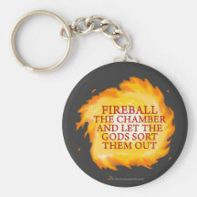 Fireball the Chamber Key Chain