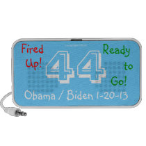 Fired Up! Obama 44 Biden 3D Fired Up! Ready to GO! Speaker System