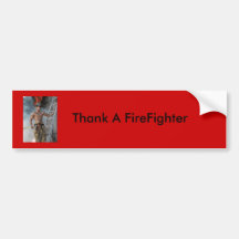 FireFighter2 chauds, remercient un sapeur-pompier Autocollant Pour Voiture