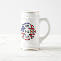 Firefighter 9/11 Never Forget 343 Mug