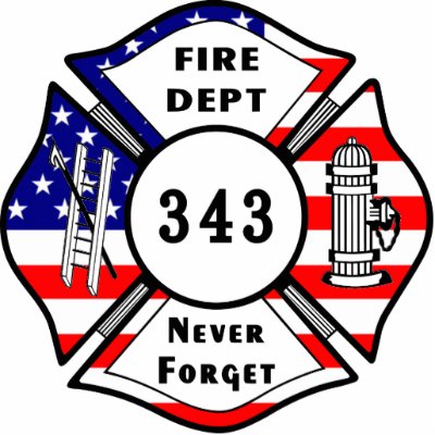 Firefighter 9/11 Never Forget 343 by bonfirefirefighters