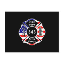 Firefighter 9/11 Never Forget 343