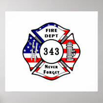 Firefighter 9/11 Never Forget 343