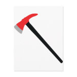 firefighter axe post cards