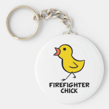 Firefighter Chick Keychains