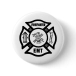 Firefighter EMT Button