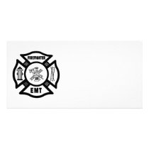 Firefighter EMT Photo Card