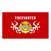 Firefighter Family Business Card Template
