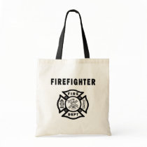 Firefighter Fire Dept Canvas Bags