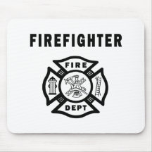 Firefighter Fire Dept Mouse Mats