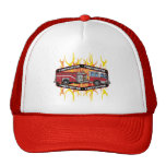 Firefighter Fire Truck Mesh Hat
