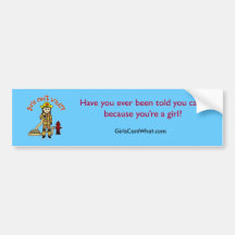 Firefighter Girl Bumper Stickers