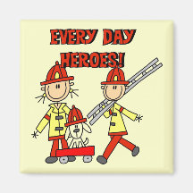 Firefighter Heroes Tshirts and Gifts Refrigerator Magnet
