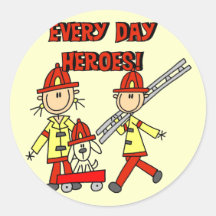 Firefighter Heroes Tshirts and Gifts Stickers