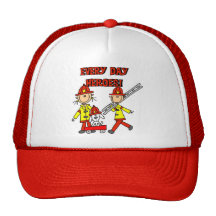 Firefighter Heroes Tshirts and Gifts Trucker Hat