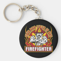 Firefighter Likes it Hot Key Chains